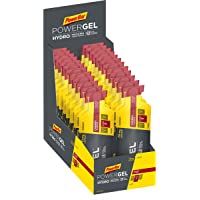 PowerBar PowerGel Hydro Cherry 24x67ml - Gel Energético de Alto Carbono + C2MAX Magnesio y Sodio + 51mg Cafeína